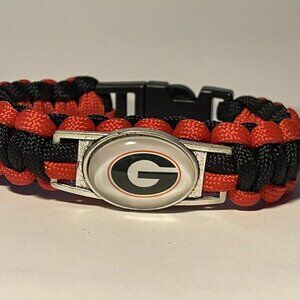 Georgia Bulldogs NCAA Braided Paracord Bracelet NEW